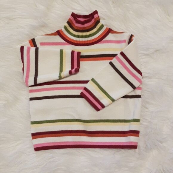 GYMBOREE Turtleneck Striped Sweater 6-12 months stretchy - Picture 1 of 5